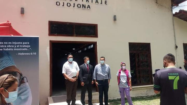 Iglesia Jesucristo de los Santos de Los Últimos Días entrega importante donación a Triaje de Ojojona