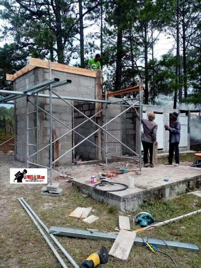Construyen módulo de servicios sanitarios en Escuela de Ojojona para un regreso seguro a clases