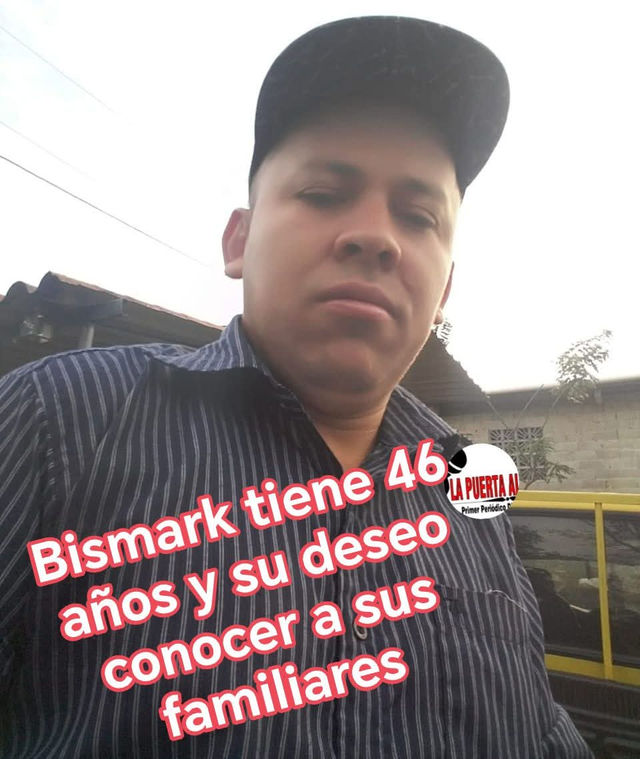 Su sueño es encontrarse con su familia residente en El Divisadero, Sabanagrande Francisco Morazán