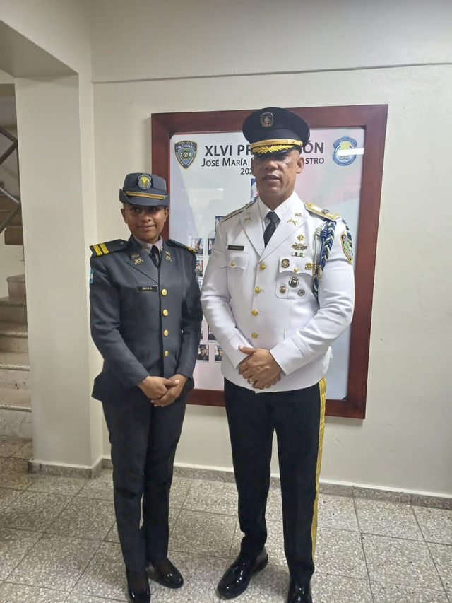Paisana de Sabanagrande, recibe Ascenso superior en Academia Policial de República Dominicana