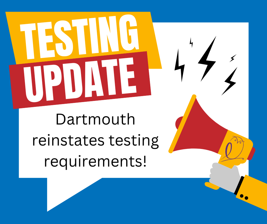 Dartmouth Resumes SAT/ACT Requirement for Admissions