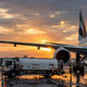 Aircraft refueling at airport