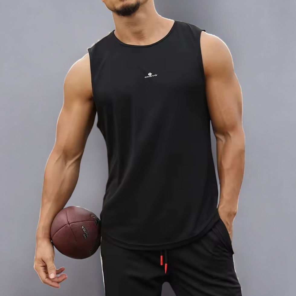Casmir Train Harder men’s tank top – lightweight, breathable workout top for gym and training