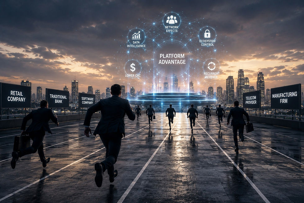 Corporate race to platform advantage