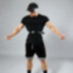 Casmir AeroMaxBB men’s training shorts black — 4-way stretch, fast-drying, athletic training wea