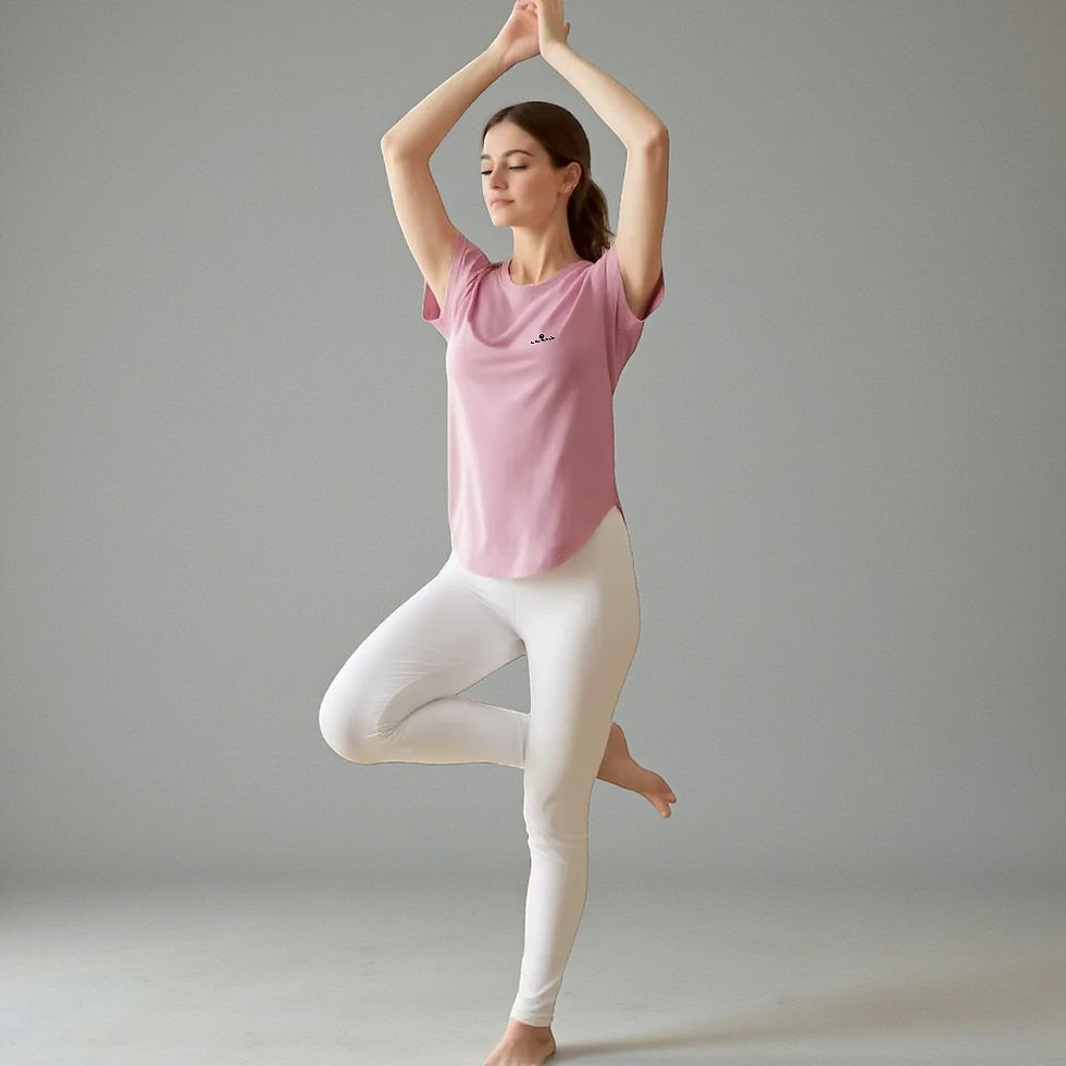Thumbnail: Casmir women's soft yoga top – lightweight, breathable, and moisture-wicking activewear for yoga and lifestyle