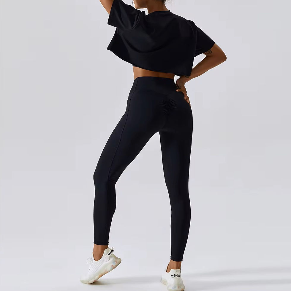 Thumbnail: Casmir’s Crop-tastic women’s activewear crop top for yoga and training
