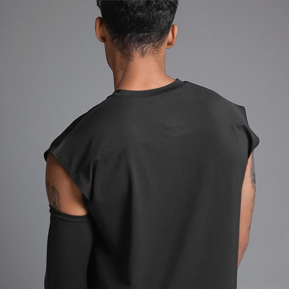 Thumbnail: Casmir BreatheFree men’s training tank top lightweight breathable quick-dry polyester gym workout sleeveless performance top