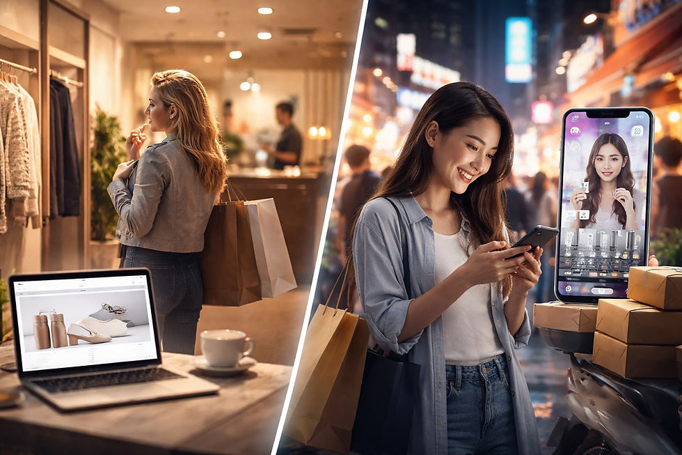 Shopping cultures across continents