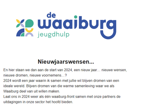 Onze eerste nieuwsbrief is de deur uit!