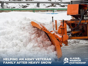 Helping an Army Veteran Family After Heavy Snow