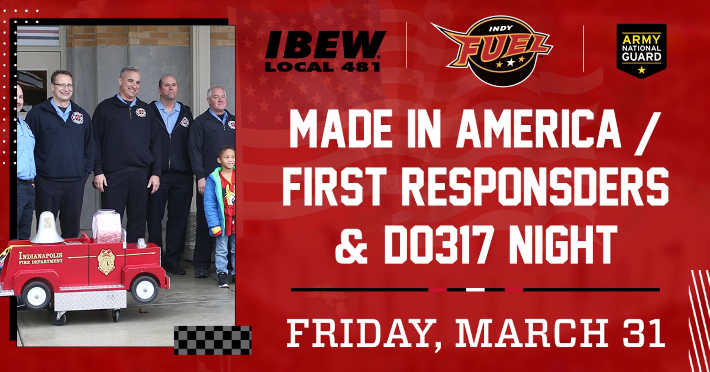 First Responders & DO317 Night at Indy Fuel Hockey