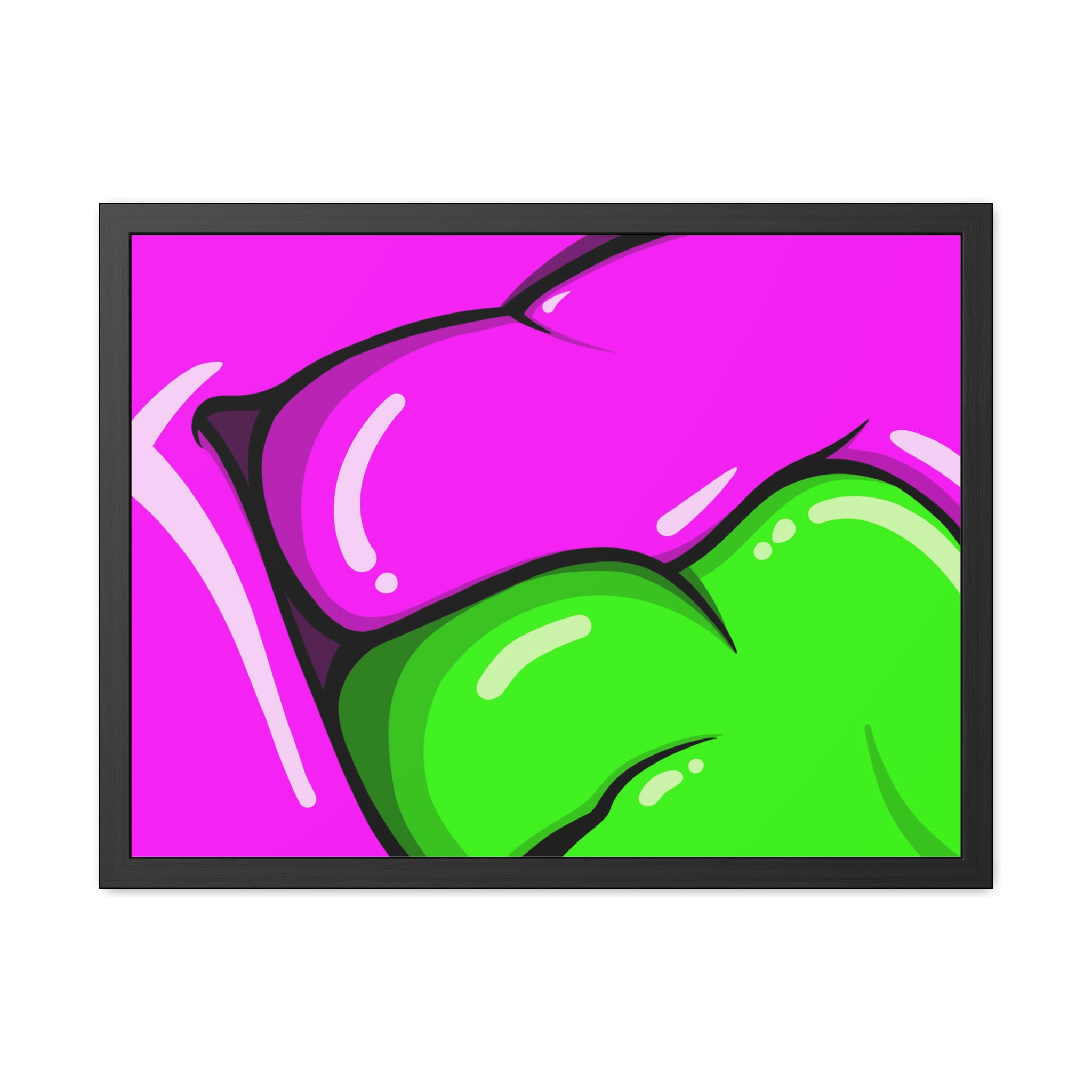 Xscapes artwork – erotic art, sexy art, neon art, pop art, abstract digital print, bold modern wall art