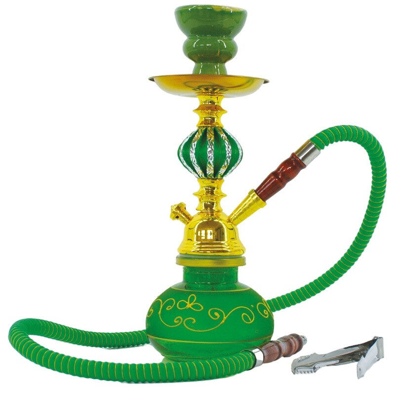 Thumbnail: Arab Glass Small Shisha Hookah Set With Hookah Hose Bowl Cachimba Nargile Shees
