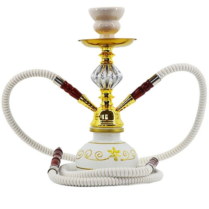 Thumbnail: Arab Glass Small Shisha Hookah Set With Hookah Hose Bowl Cachimba Nargile Shees