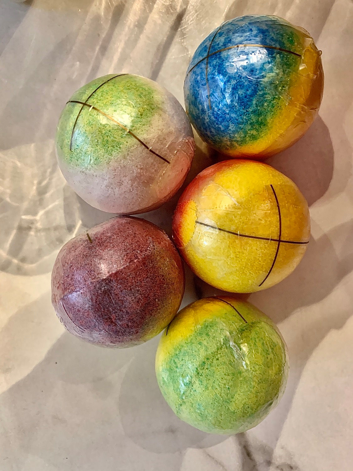 Organic bath bombs