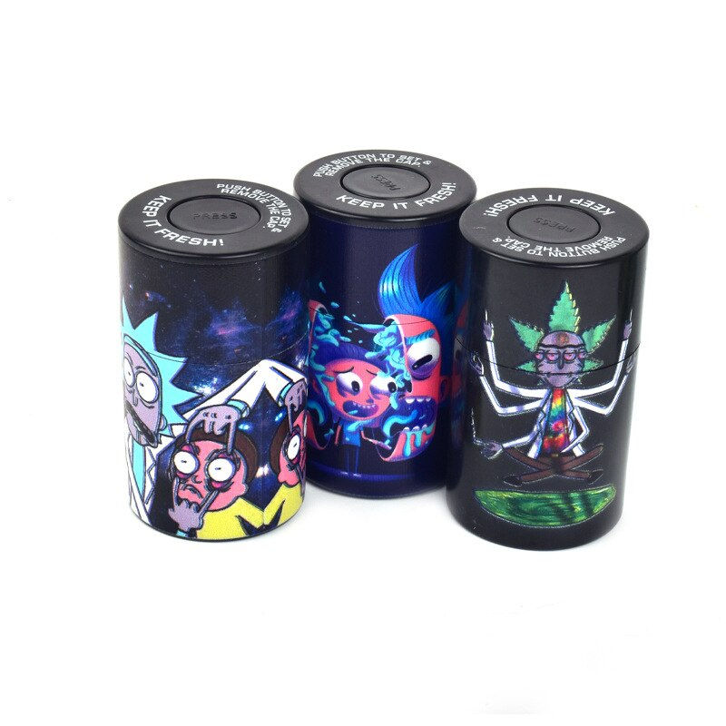 Thumbnail: Airtight Stash Jar Multi-Use Vacuum Seal Portable Storage Container Pill Box To