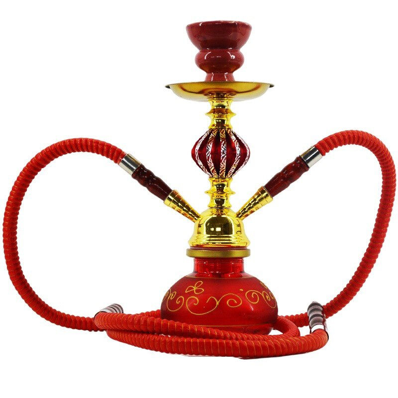 Thumbnail: Arab Glass Small Shisha Hookah Set With Hookah Hose Bowl Cachimba Nargile Shees