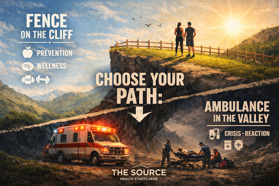 A Fence on the Cliff or an Ambulance in the Valley