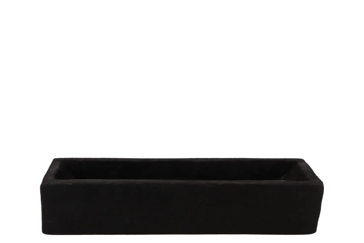 Wood Black Tray Rectangle- L