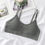 תמונה ממוזערת: Seamless Small Cup Bra Non-wire  Removable Pads Adjust Straps