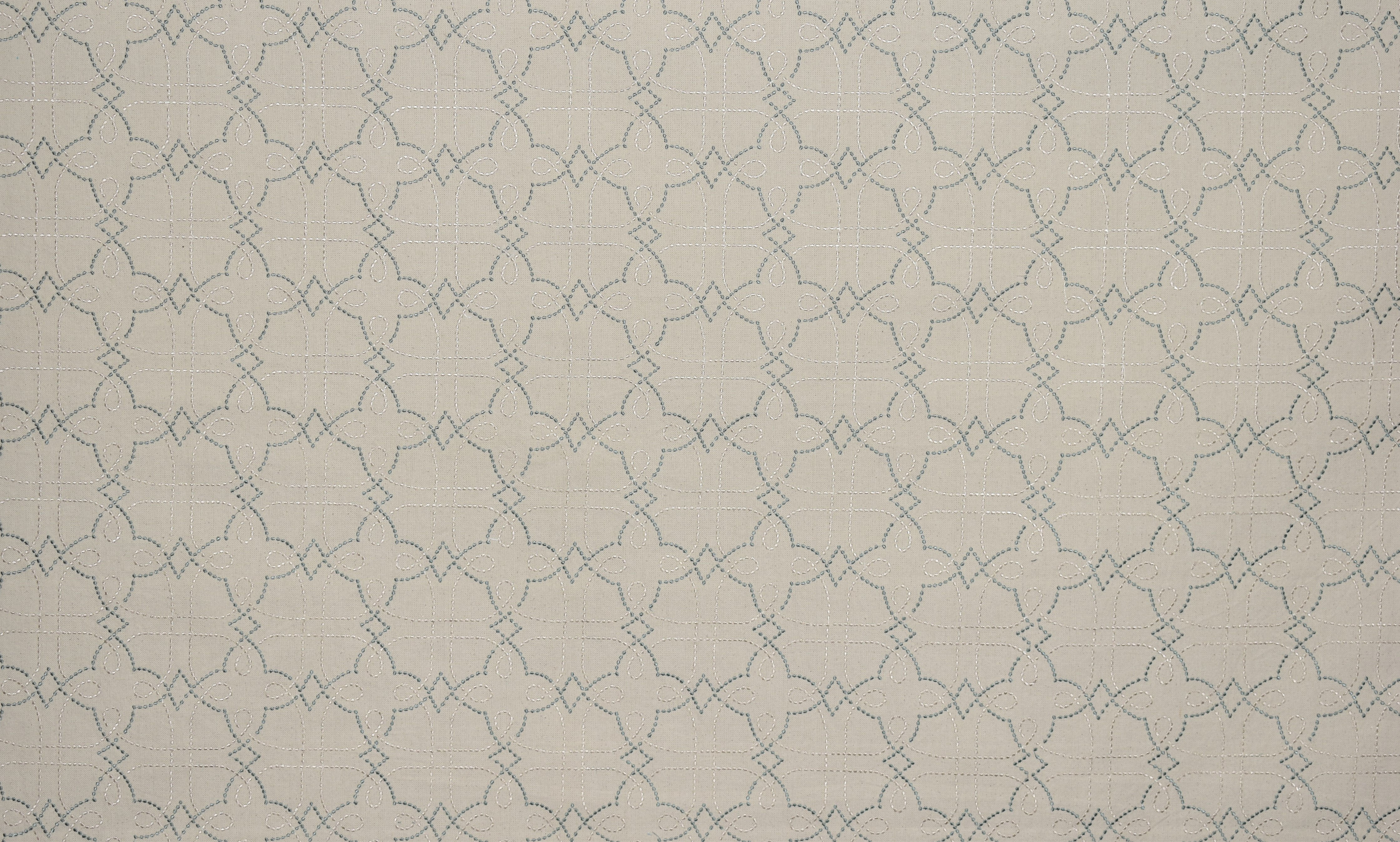 Classic Cloth; "Limoges" #1115; Aquamarine; 55" W & 3.75" VR