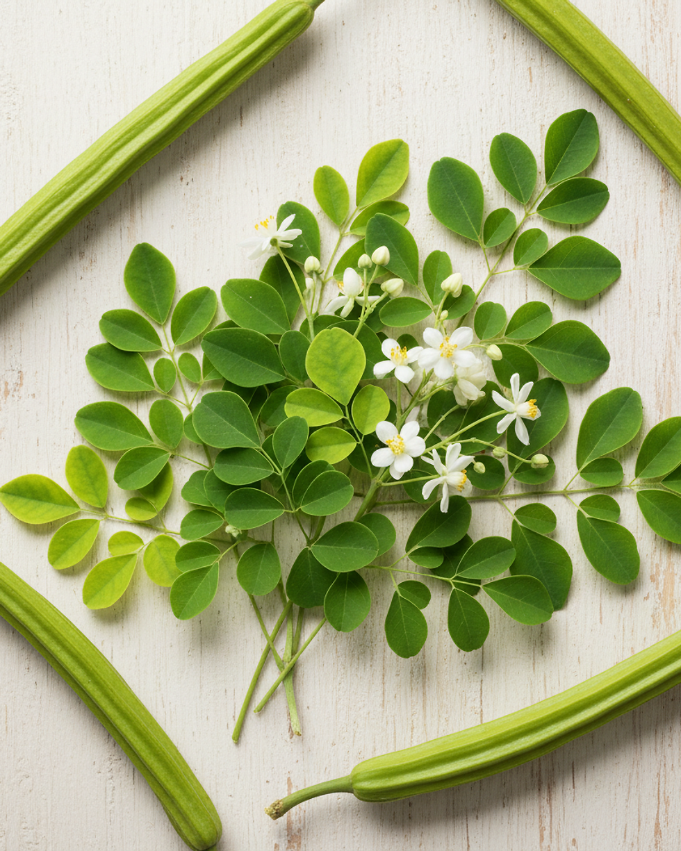 Tropical organic moringa cultivation
