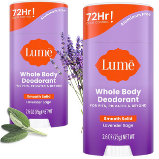 Lume Whole Body Deodorant skin safe for pits & privates