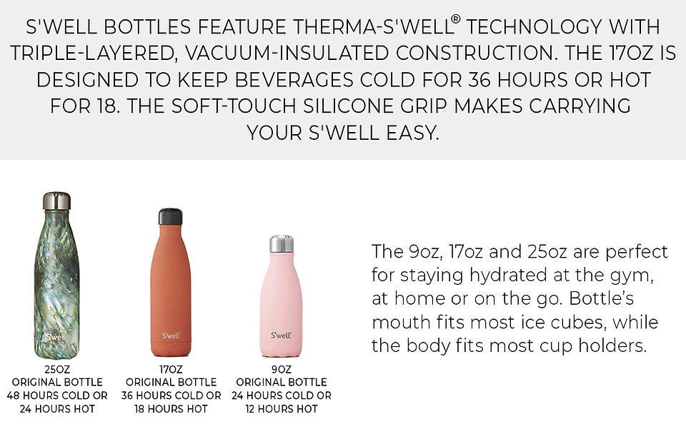 S'well stainless steel water bottle
