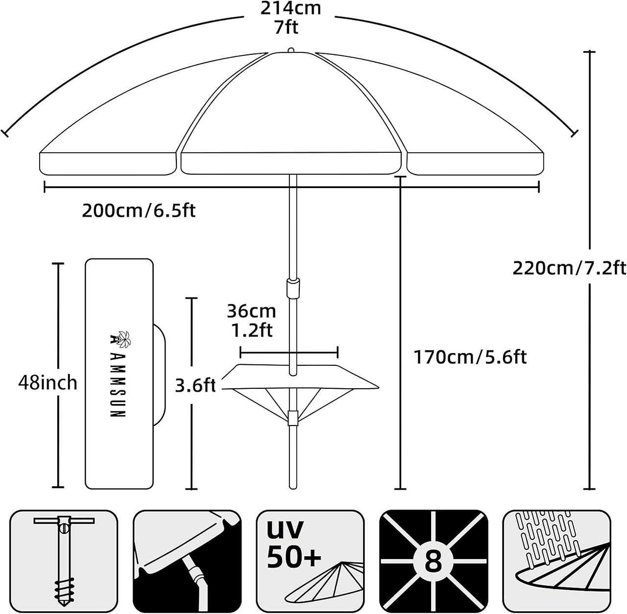 beach umbrella