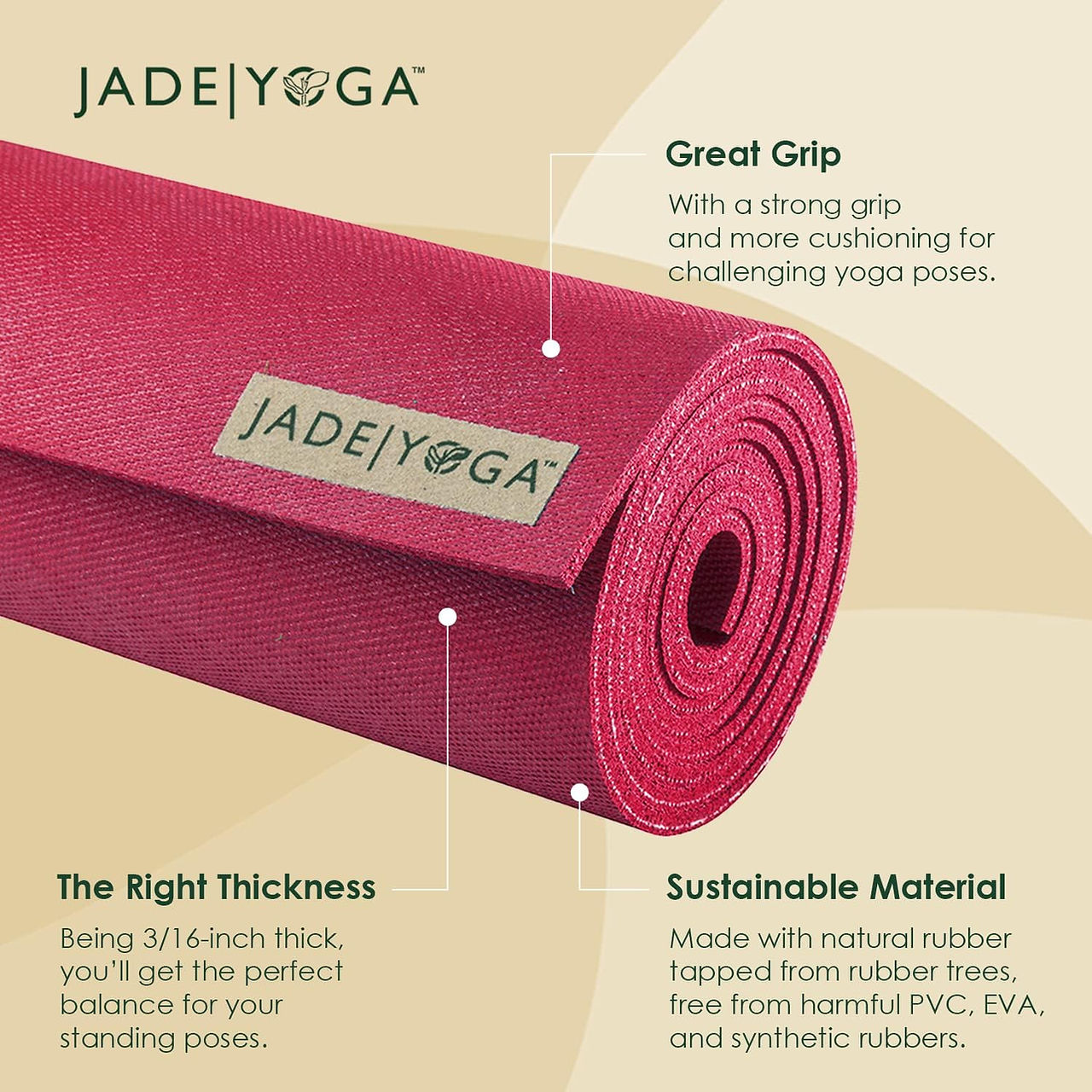 natural yoga mat