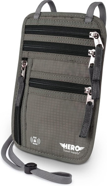 RFID blocking passport holder and wallet