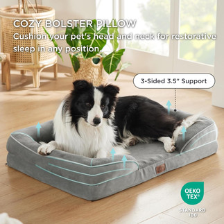 large orthopedic dog bed