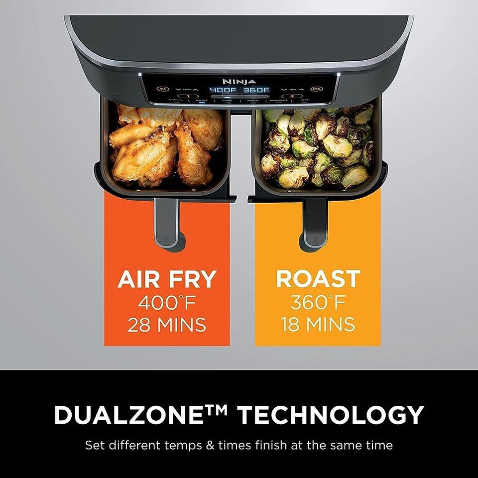 Dual basket air fryer
