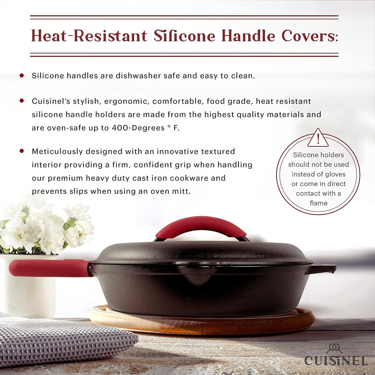 cast iron skillet with lid