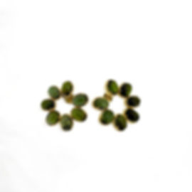Green Tourmaline Earring