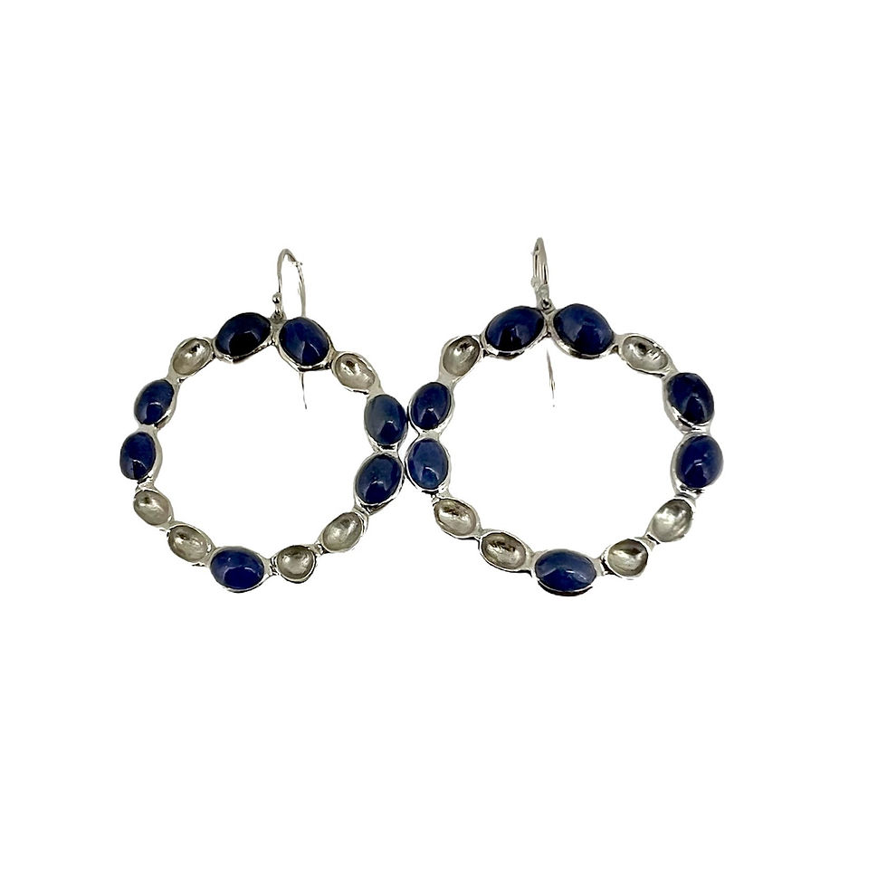 Blue sapphire Earrings