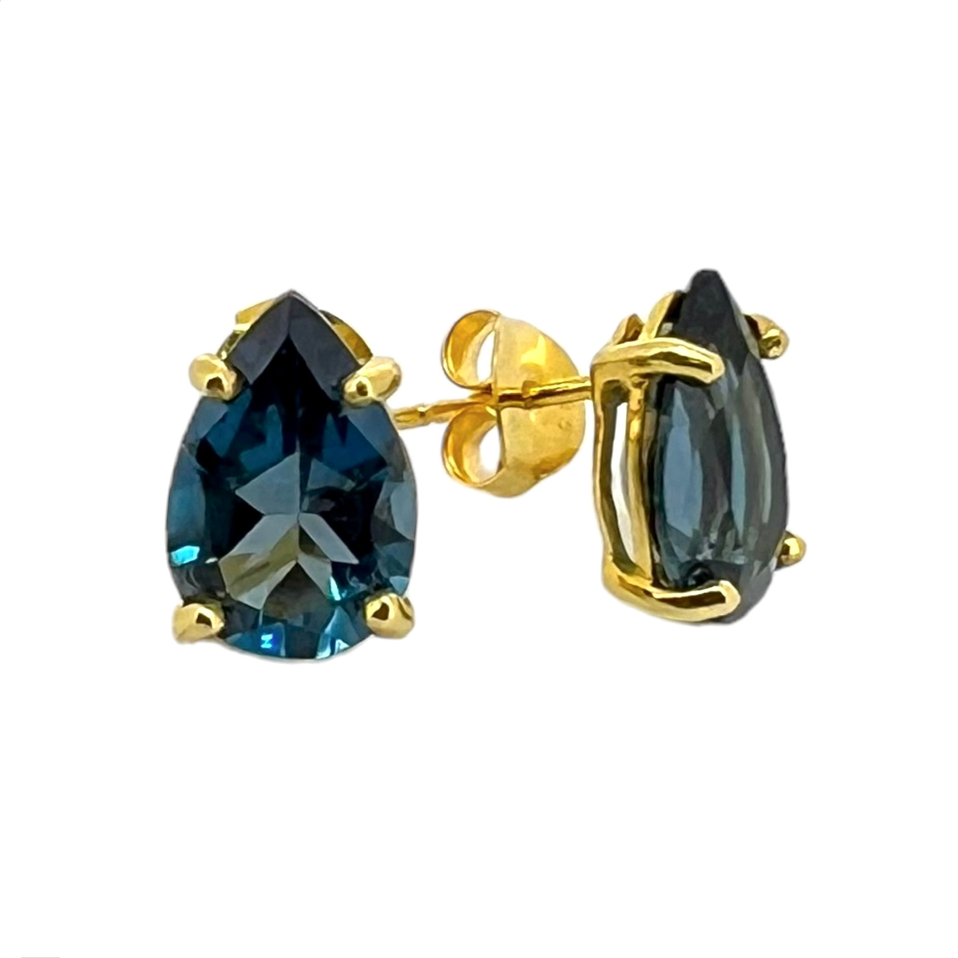 London Blue  Topaz Earrings