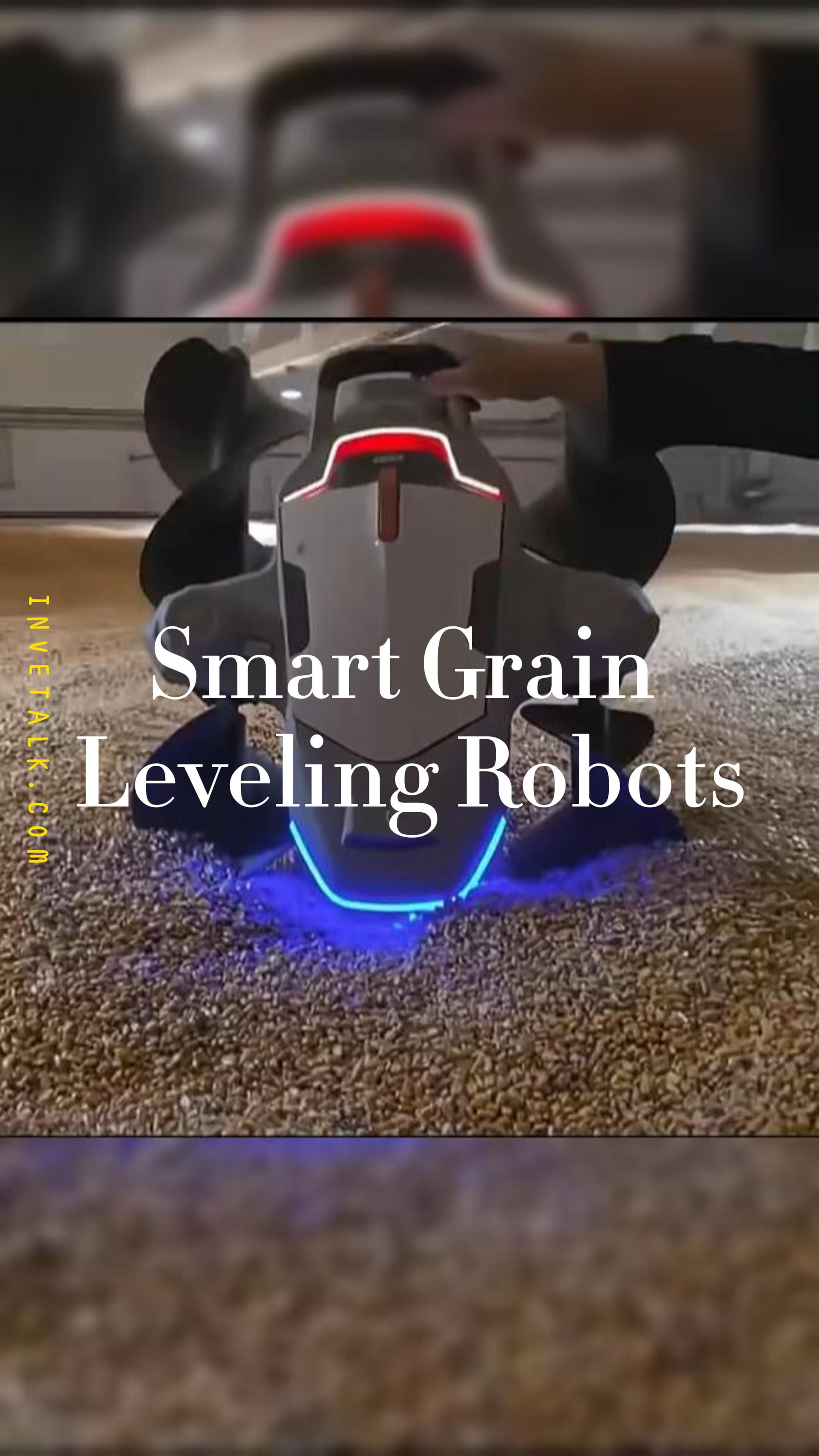 Swarm Grain Leveling Robots
