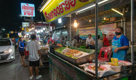 Night Market Street Food near the train station