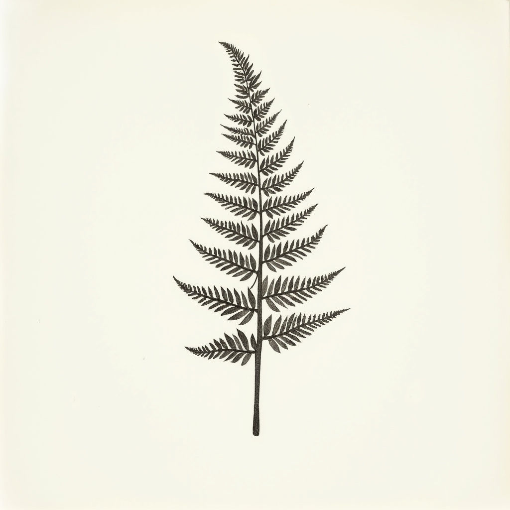 Botanical Etching Print