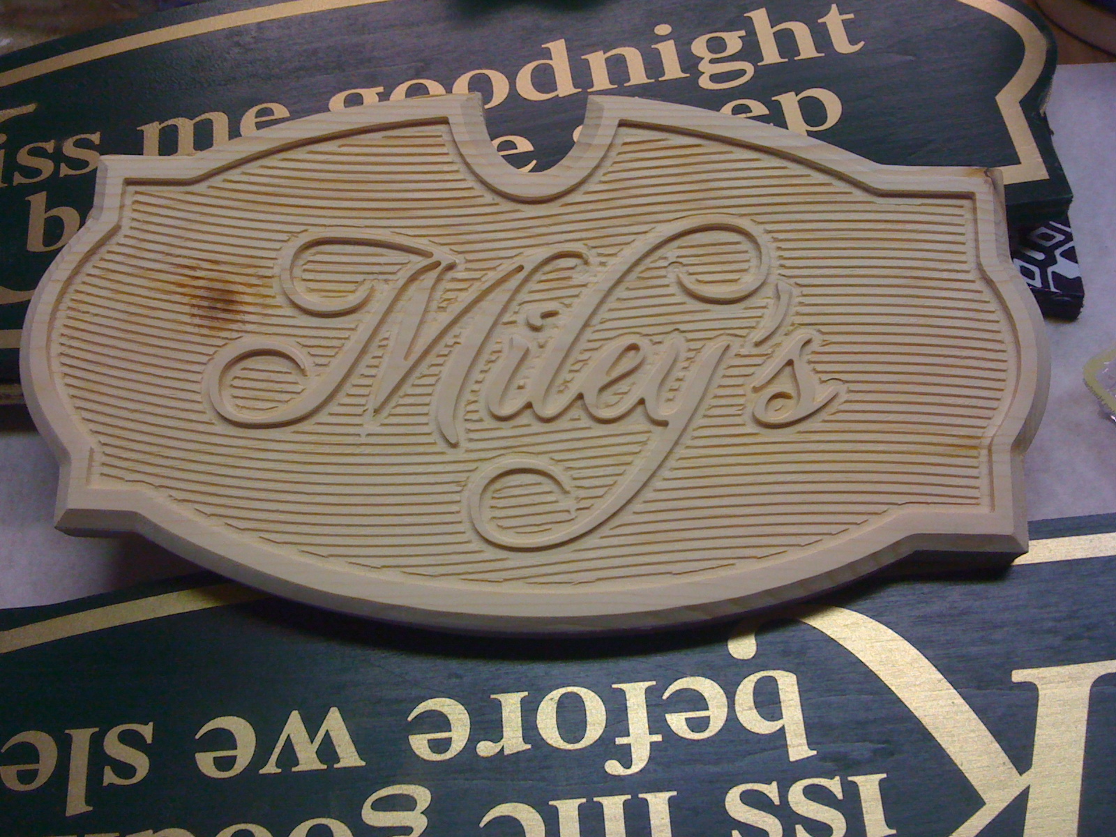 Miley House sign