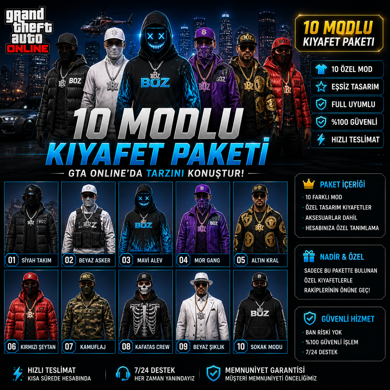 +10 MODLU KIYAFET
