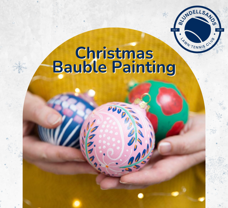 Christmas Bauble Sip & Paint