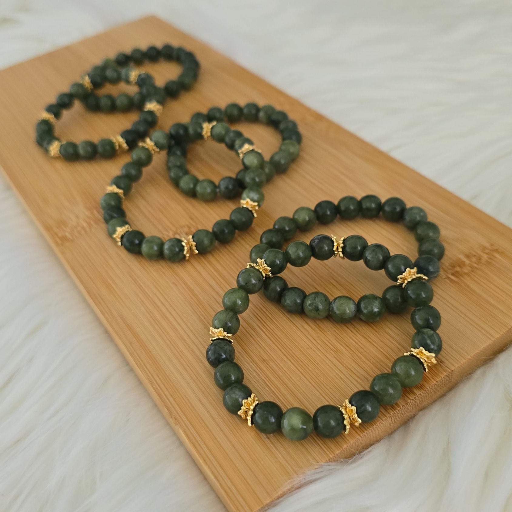 [Adult] Olivine Jade Bracelet