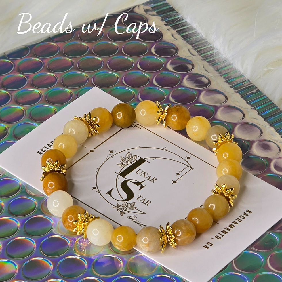 Thumbnail: [Adult] Yellow Jade Bracelet