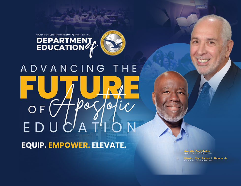 Advancing the Future of Apostolic Education