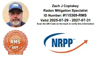NRPP certification for radon mitigation specialists