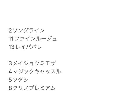 ヴィクトリアマイル!予想!