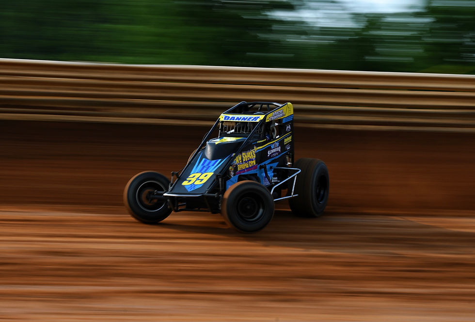 Briggs Danner racing at Port Royal Speedway in PA